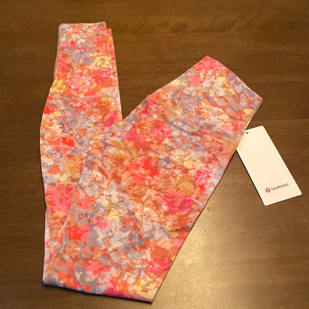 Lululemon🍋Align High-Rise Pant 28” Inflorescence Multi - Picture 4 of 9